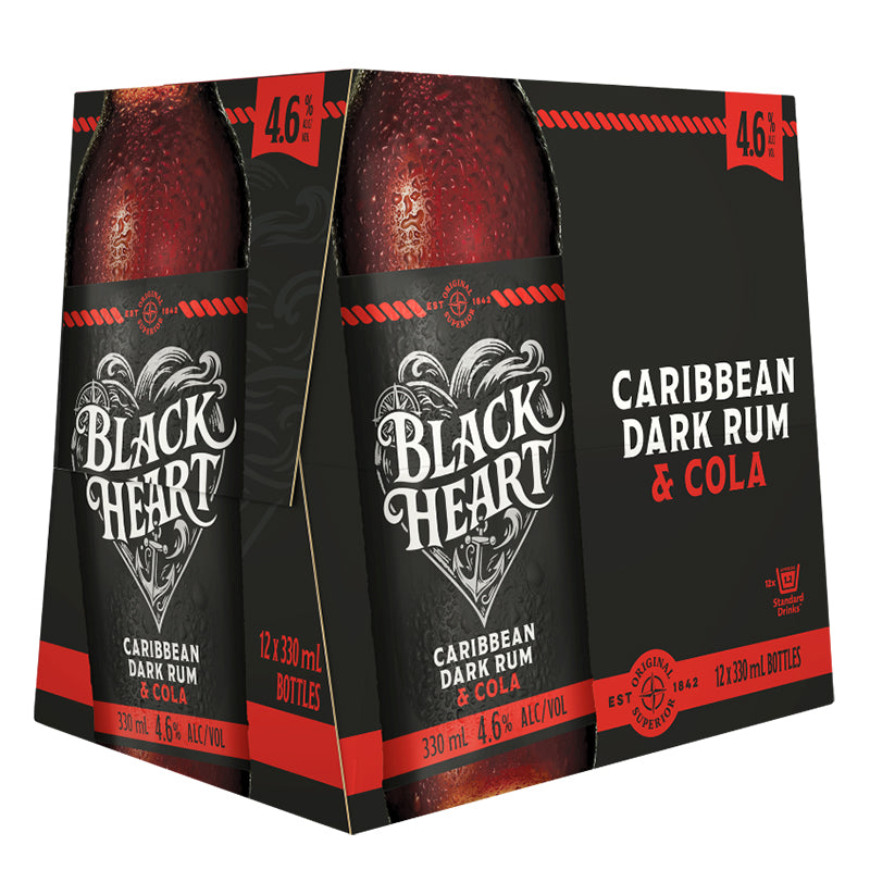 Black Heart 4.6% 330ml 12pk Btls