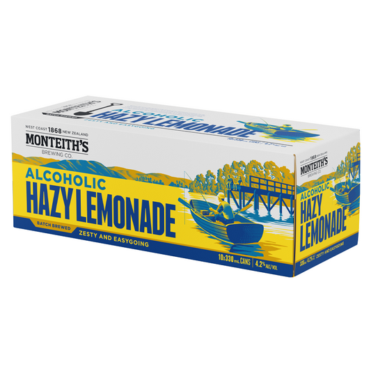 Monteithâ€™s Hazy Lemonade 10 pack cans