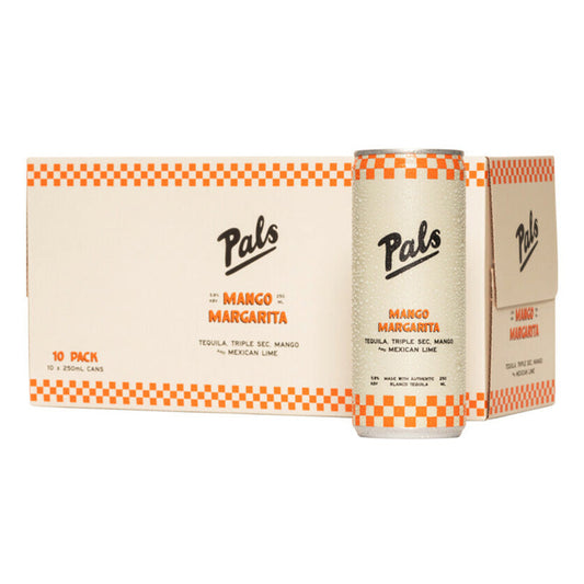 Palâ€™s Mango Margarita 250ml 10pk cans